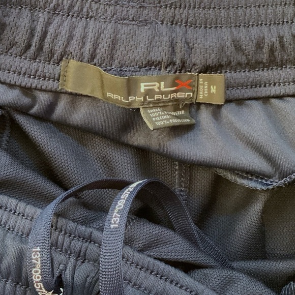 Ralph Lauren RLX Y2K Gym Training Shorts, Navy‎ Blue - Size Medium - Picture 6 of 9